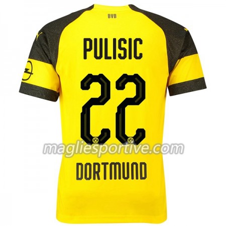 Completo Calcio Borussia Dortmund Pulisic 22 Divisa Prima 2018/2019